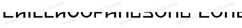chillhuofangsong conbold字体转换